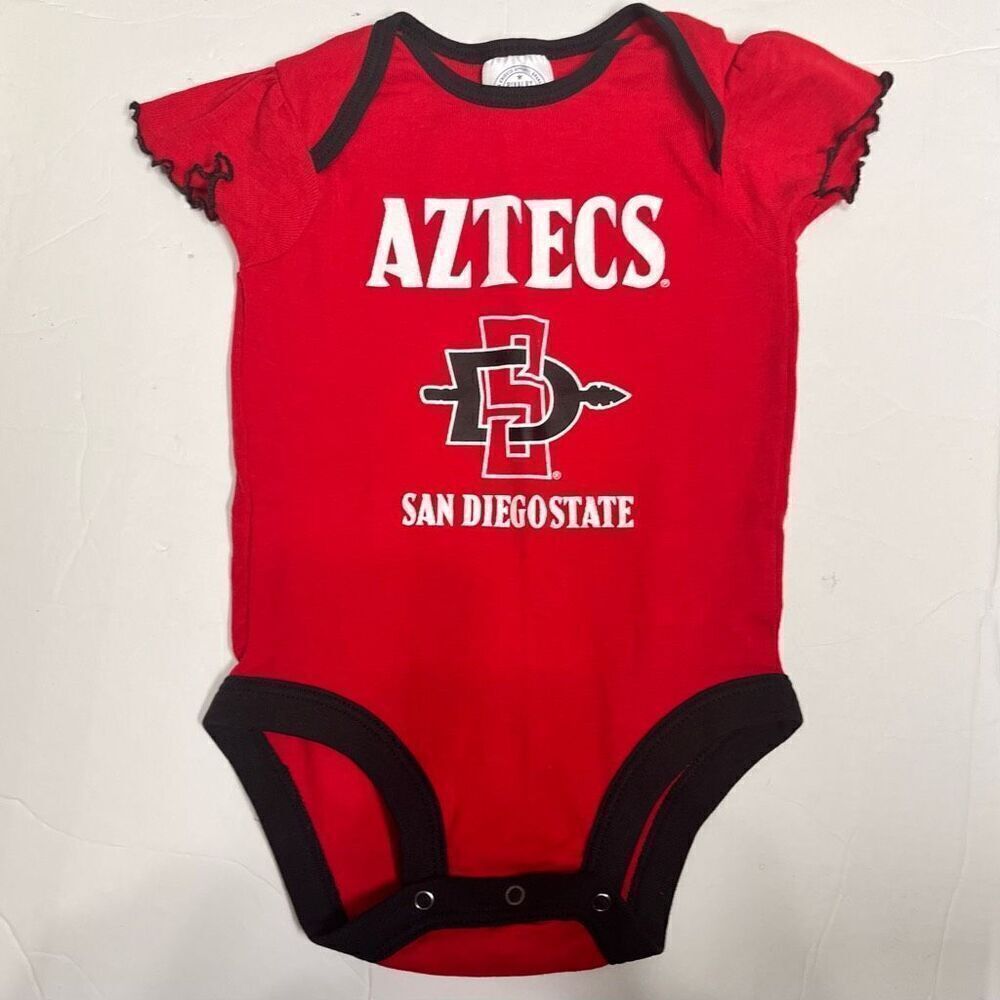 Rivalry Threads 91 SDSU Aztecs Bodysuit   Sz 6-9 Months